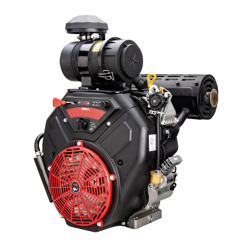 35HP V Twin Cylinder Gasoline Engine with Low Profile Air Cleaner with CE EPA EURO-V Certificate