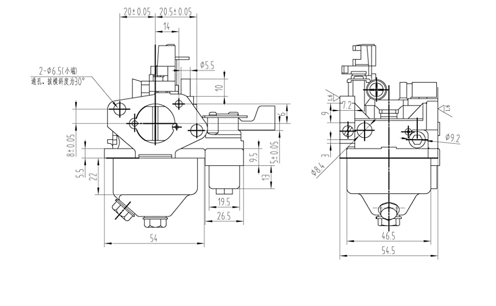 huayi p18 carburetor 