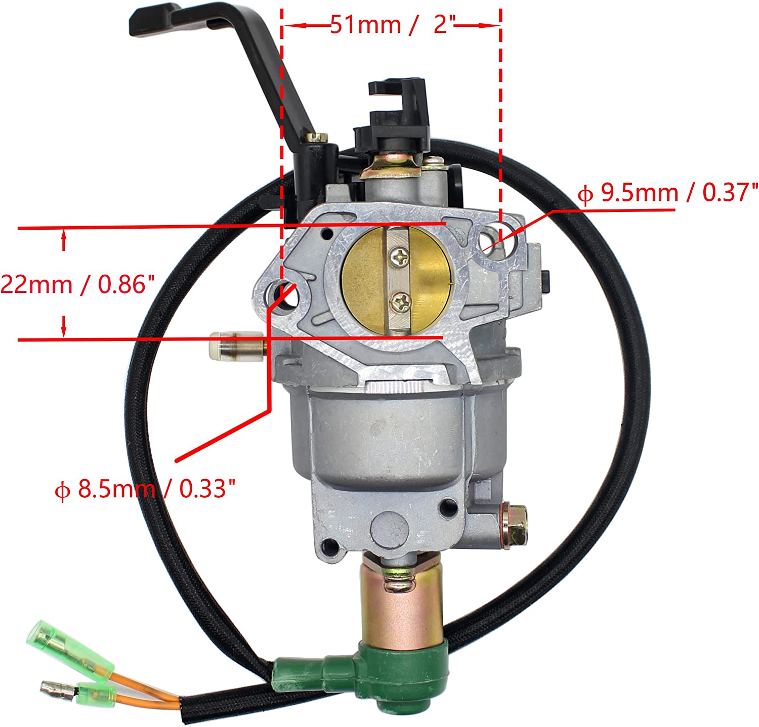 P27-1D Carburetor for Generac GP5000 GP5500 GP6500(E) Champion Generator