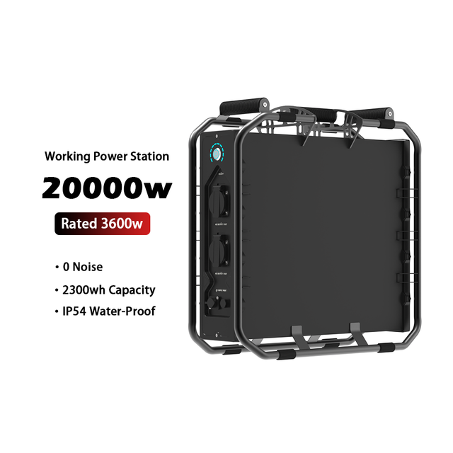 Rated Power 3600W 20000W Peak Power Industrial Application Power Station for Instagrid Replacement