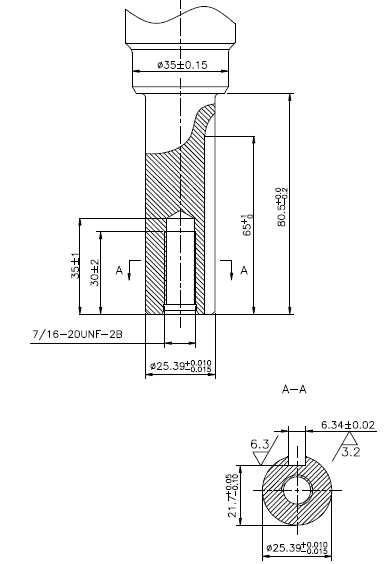 2P80F shaft A