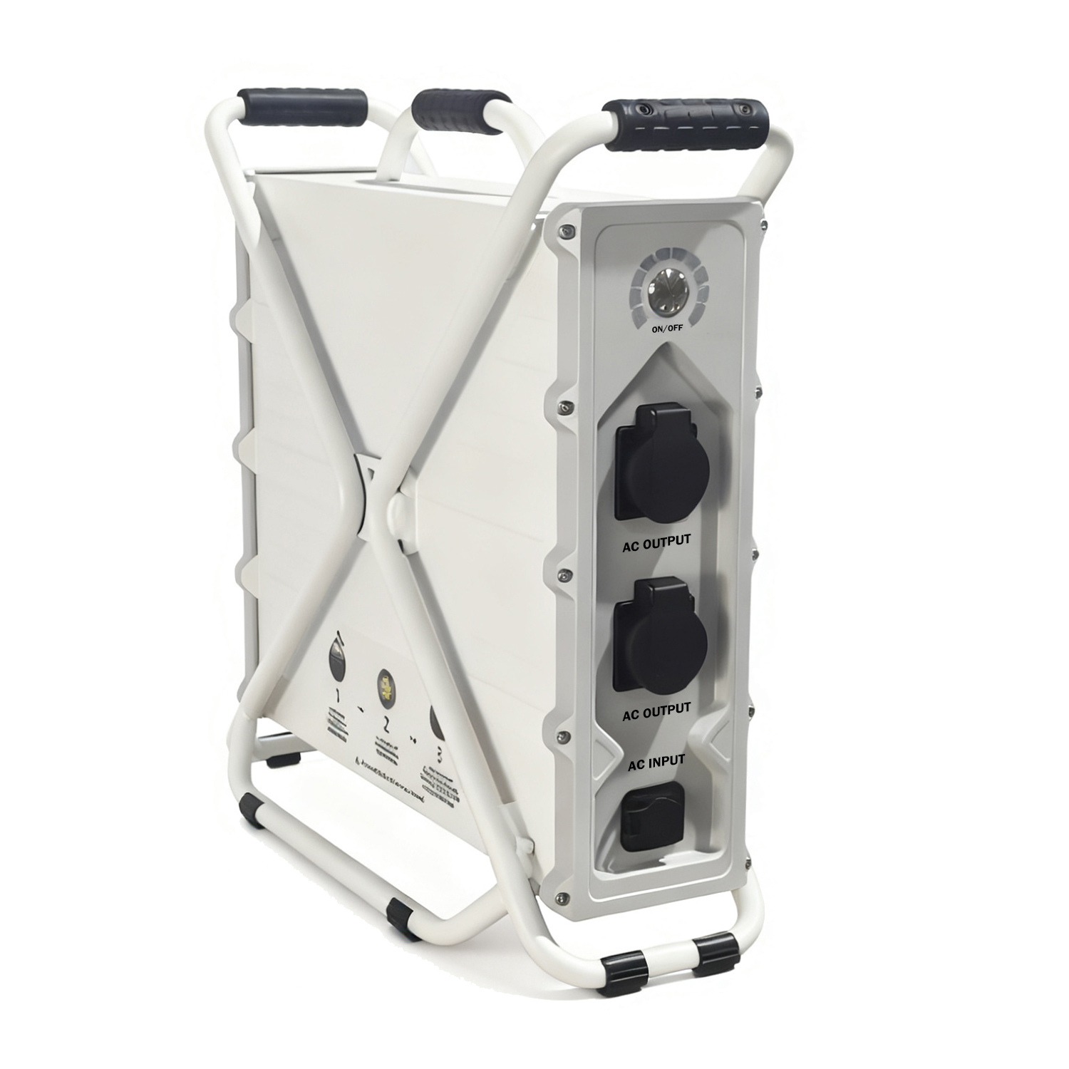 20KW Peak Power Supports Parallel Connection Function Rated 3600W Industrial Application Power Station 2300Wh IP54 Protection