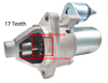 Electric Starter Motor ZQ188 for Honda & Clone GX340 GX390 GX420 